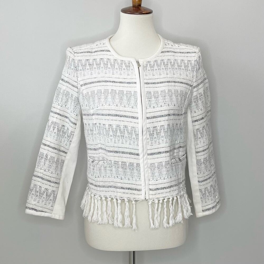 McGinn 'Skye' Tweed Jacket Women's Size 6 - Picture 3 of 11